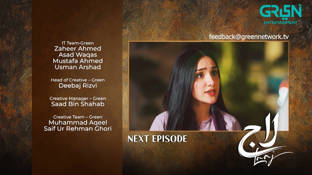 Laaj Episode 31 Teaser | 8th August 2026 | Aiza Awan - Syed Jibran - Sachal Afzal | Green TV