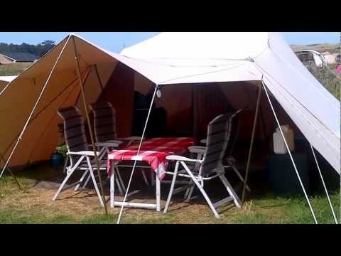 Een rondleiding door tent Pinocchio op camping Stortemelk op Vlieland