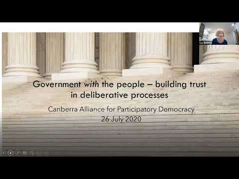 Government with the people – building trust 20200726
