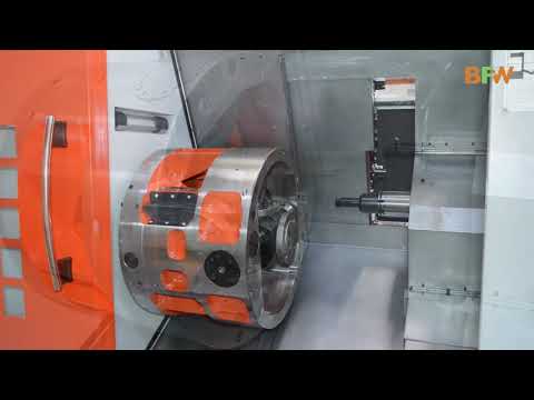 Токарный обрабатывающий центр с револьверной головкой BFW PL600UR/3000 - Видео c Youtube №1