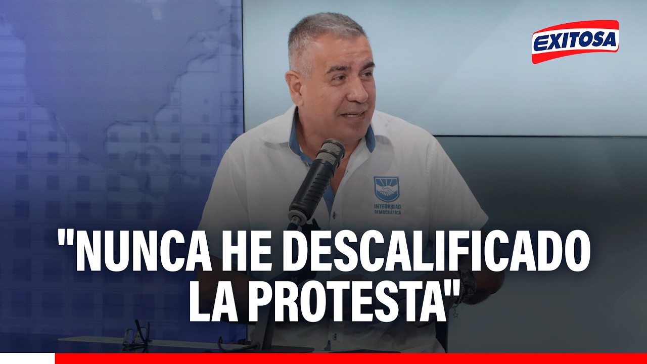 🔴🔵 Wolfgang Grozo aclara postura sobre marchas ciudadanas: "Nunca he descalificado la protesta"