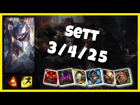 Sett vs Alistar EU Challenger SUPPORT (3/4/25) - v10.25