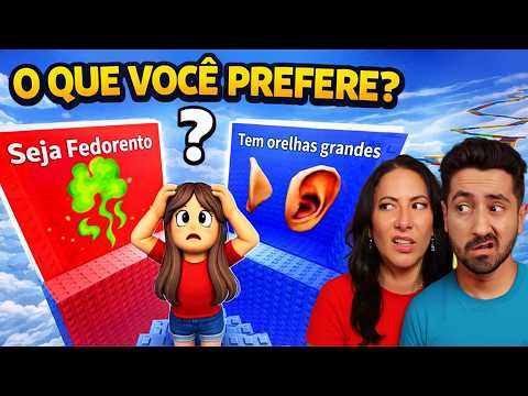 A TORRE DAS ESCOLHAS RUINS (Você Prefere Isso ou Aquilo?) Roblox