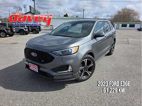 2023 Ford Edge ST AWD in Gray for sale at Davey Auto Sales Oshawa South in Oshawa, ON