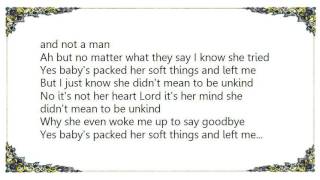 Charlie Louvin - She Even Woke Me Up to Say Goodbye Lyrics