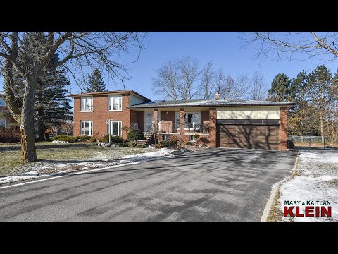 CALEDON EAST – 3 Bedroom, 4 Level Sidesplit on Quiet Court For Sale |  12 McLeod Crt | KLEIN