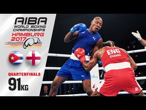 Quarterfinals (91kg) CLARKE Cheavon (England) vs SAVON Erislandy (Cuba)