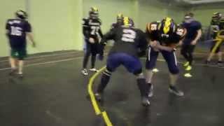 Shield and sword drill + machine gun