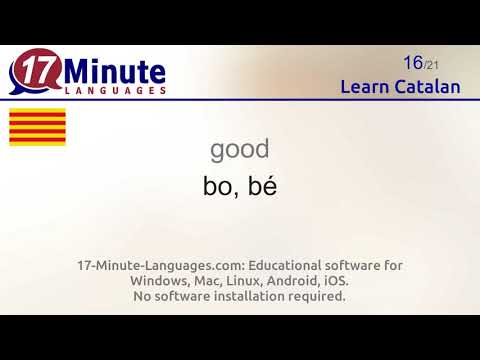 Learn Catalan (Part 2)