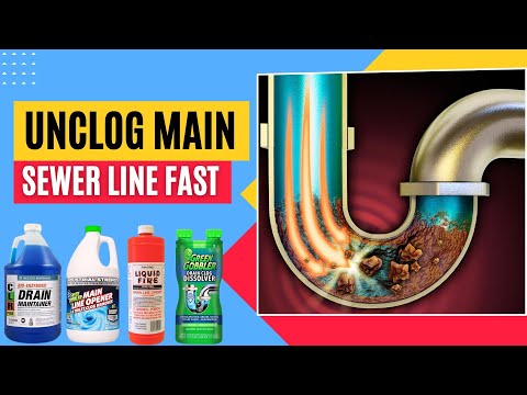Best Main Line Drain Cleaner to Unclog Main Sewer Line Fast