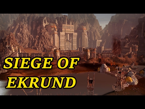 The Epic Siege Of Ekrund - Amazing Custom Map Battle  | Warhammer Total War Gameplay