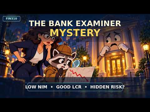 Bank examiner mystery cartoon video thumbnail