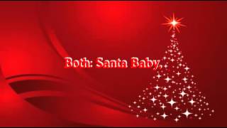 Santa Baby - Ariana Grande ft. Liz Gillies (Karaoke Instrumental &amp; Lyrics)