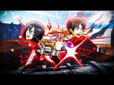 We Destroyed EVERYONE with Eren and Mikasa in Brawlhalla!