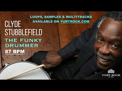 Clyde Stubblefield (James Brown) Drum Playalong - Funky Drum Loop - 87bpm