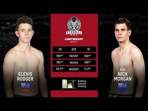 ETERNAL 69 - ELEXIS RODGER VS NICK MORGAN - MMA FIGHT VIDEO