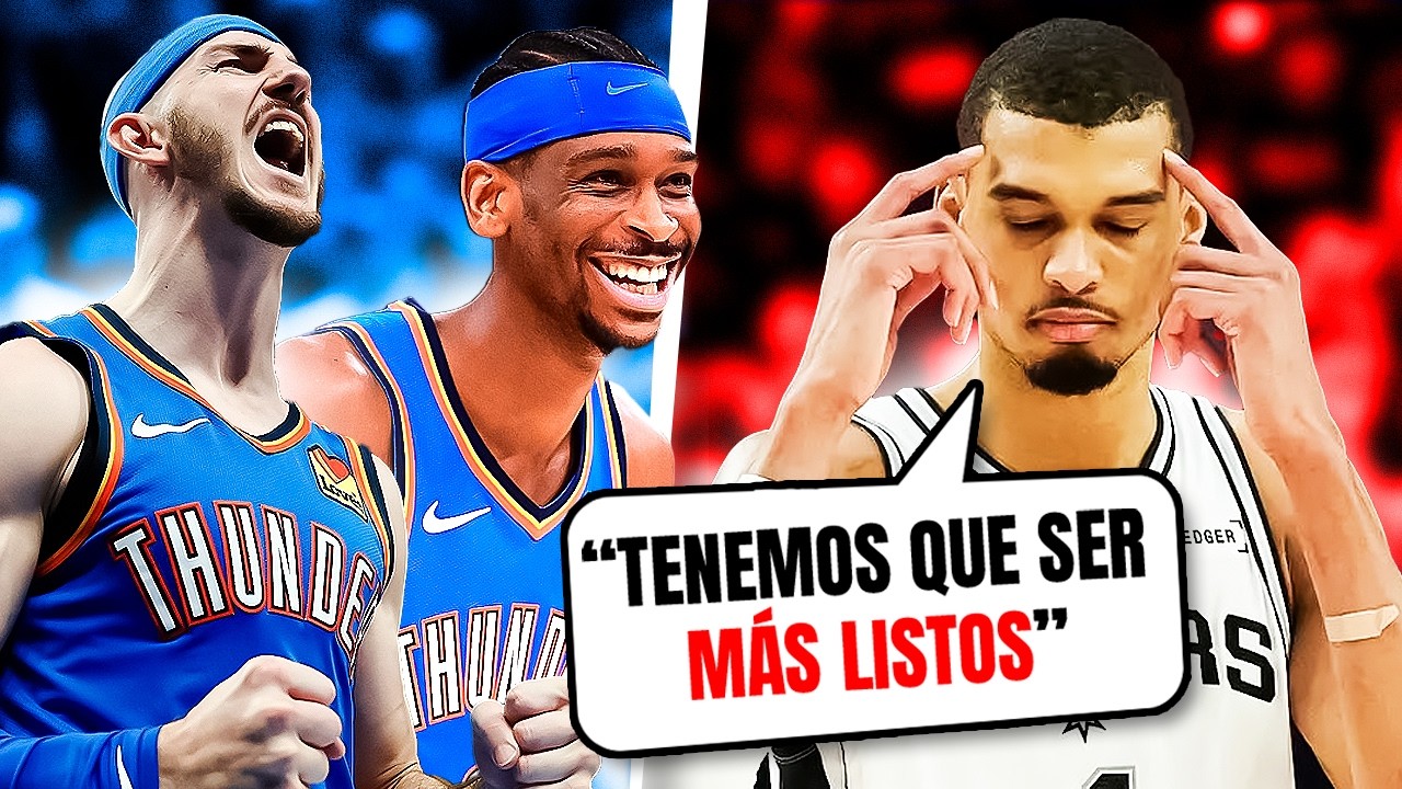 ¡GOLPE DE CAMPEÓN DE OKC! ¡2-1! ¡WEMBY Y LOS SPURS CAEN EN LA TRAMPA!