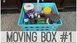 Moving Box #1 | Must Haves Items For 1st Day at a New House!