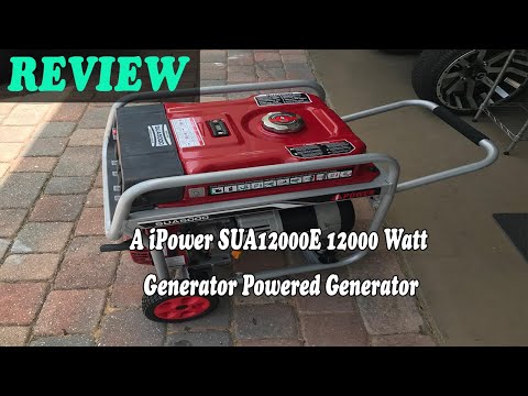 A iPower SUA12000E 12000 Watt Generator Powered Generator Review 2021