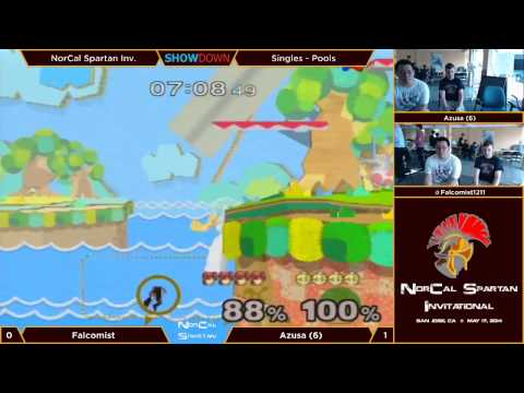 NorCal Spartan Invitational 2014 - Pools: Round Robin - Falcomist (Falco) vs Azusa (Peach)