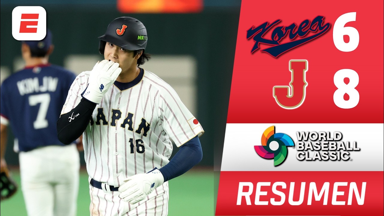 SHOHEI OHTANI LA VOLVIÓ A SACAR en VICTORIA de JAPÓN vs COREA | Resumen | Clásico Mundial de Béisbol