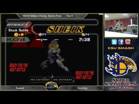 NEOH Melee CS Final - Loser's Quarters - Sweet (P1) vs Holiday (P4)