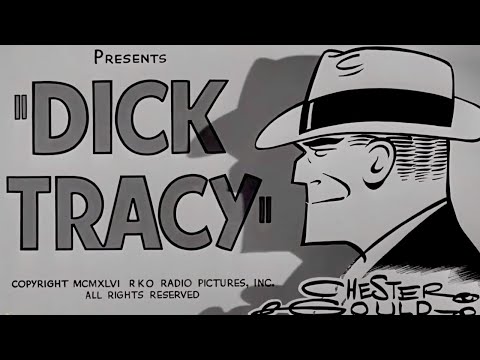 Morgan Conway - Dick Tracy, Detective (1945) takes on the scar-faced thug known as "Splitface"!