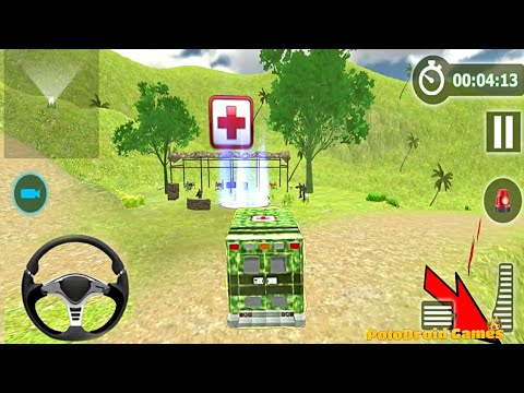 US Army Ambulance Van Driving - 1122 Rescue Driving Simulator - Android Gameplay
