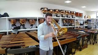 Video thumbnail for Bass Trombone Yamaha 620G testing by Stefano Belotti