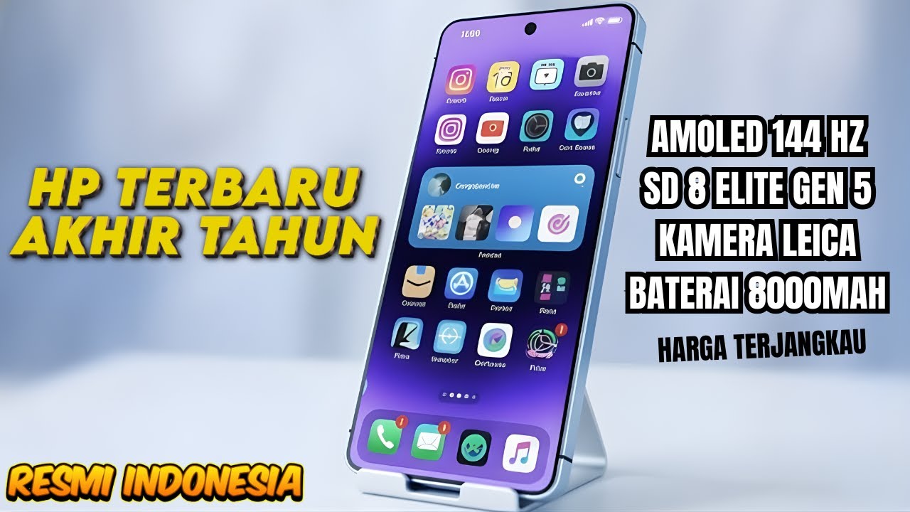 JAWARA BARU‼️8000mAh, RAM 16/512GB -  HP TERBARU AKHIR TAHUN 2025