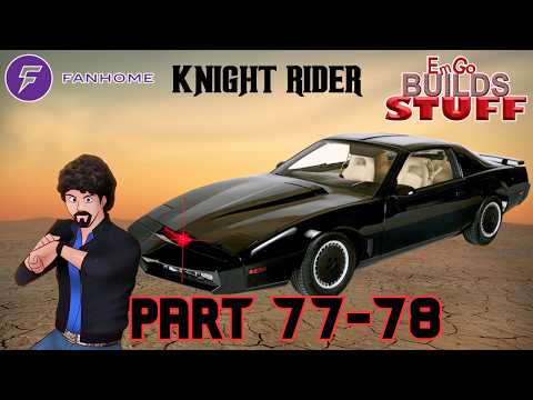 Fanhome Knight Rider K.I.T.T. Build (Part 77-78): EmGo Builds Stuff