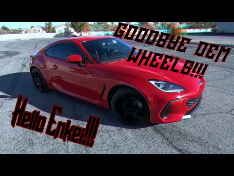 2023 Subaru BRZ Gets New Wheels! | Enkei T6R Gloss Black