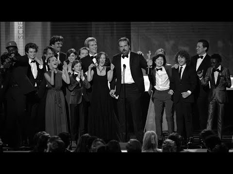 David Harbour - Powerful Anti Trump Speech SAG Awards HD