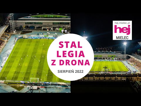 hej.mielec.pl TV: PGE FKS Stal Mielec - Legia Warszawa [DRON]