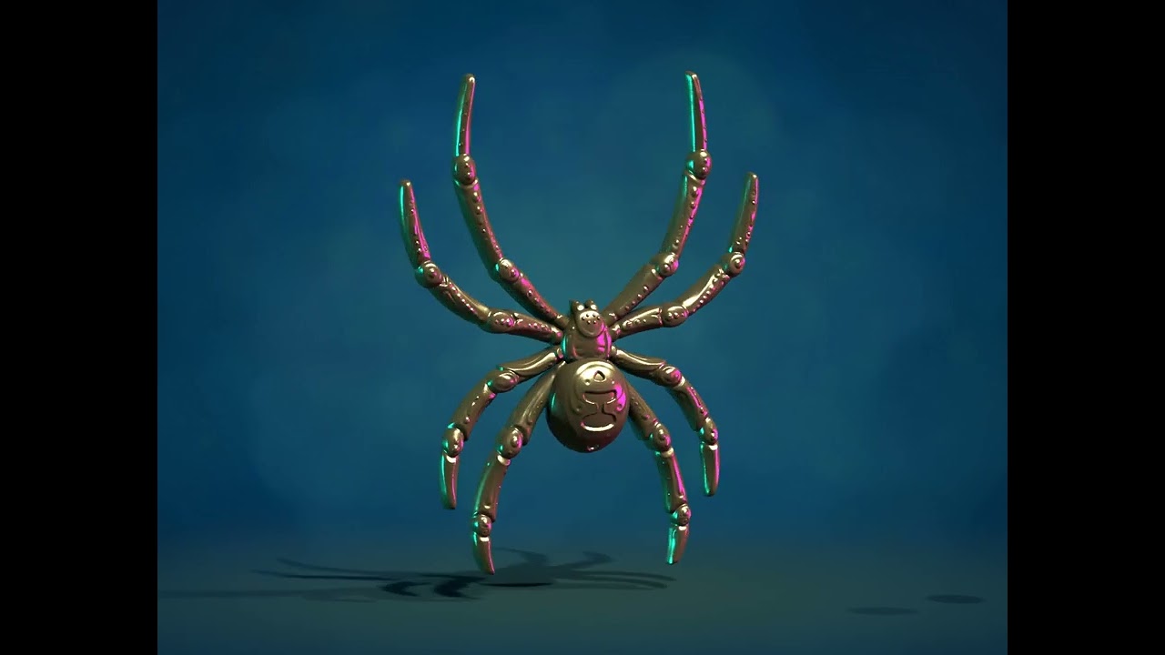 Spider 3D Print Model