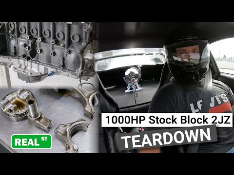 46PSI On Stock Toyota Internals 2JZ Supra Blows Up: Engine Tear Down