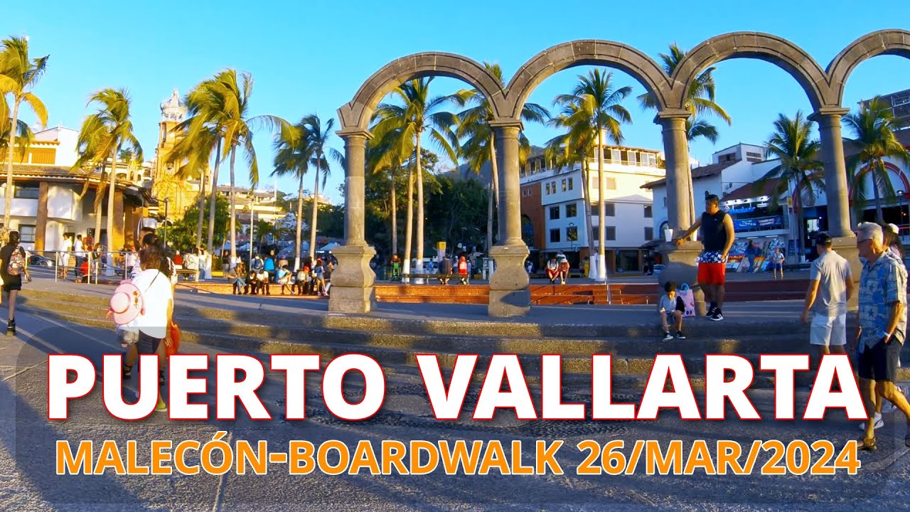 Full tour Puerto Vallarta Malecon Boardwalk