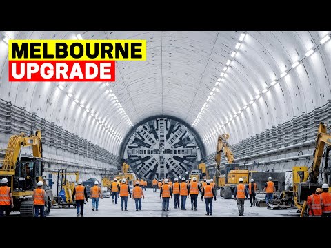 How Melbourne Dug a $15 Billion Train Tunnel Beneath the City
