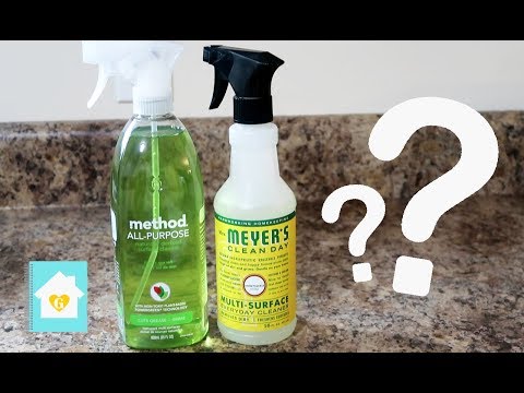 MRS. MEYER'S VS METHOD ALL PURPOSE CLEANER COMPARISON