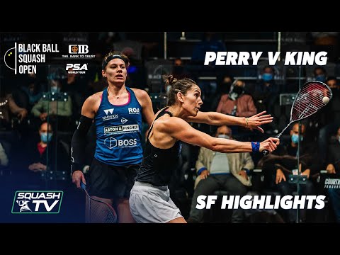 Squash: Perry v King - SF Highlights - CIB Black Ball Open 2020