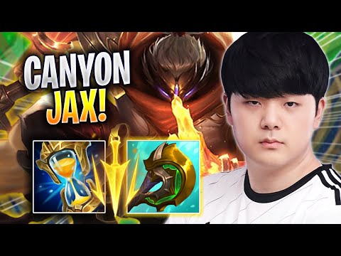 CANYON IS SO CLEAN WITH JAX! - DK Canyon Plays Jax JUNGLE vs Volibear! | Season 2023