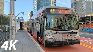 ⁴ᴷ⁶⁰ SFMTA: Full Journey on Van Ness Bus Rapid Transit (BRT)