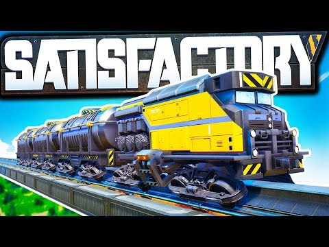 When did they add FLUID TRAINS?! - Satisfactory Early Access Gameplay Ep 21