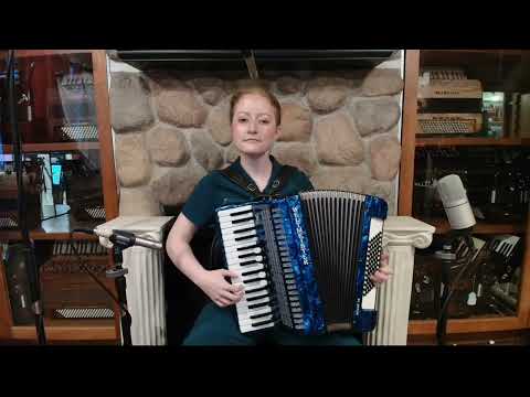 8088 - Blue Weltmeister Achat Piano Accordion w Internal Mics LMM 34 72 image 2