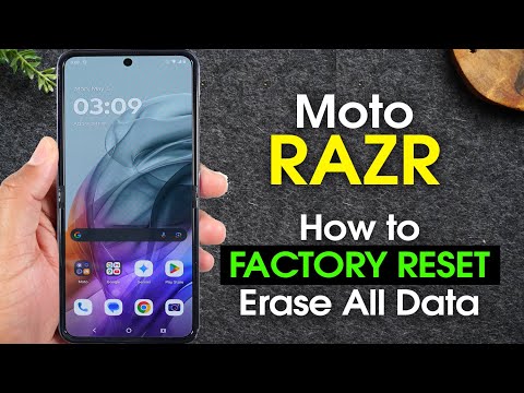 Motorola Razr How to Reset Back to Factory Settings