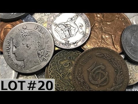 BIG OLD SILVER & MORE Uncovered In Half Pound World Coin Search - Lot #20