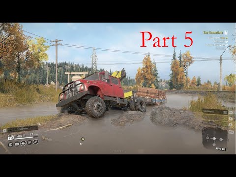 SNOWRUNNER Gameplay Walkthrough - The Essentials - Part 5 (PS4)