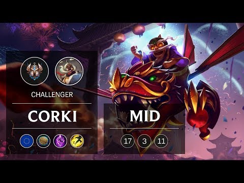 Corki Mid vs Ryze - EUW Challenger Patch 8.24