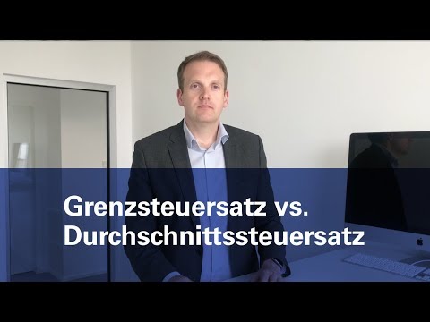 Grenzsteuersatz vs. Durchschnittssteuersatz | deimel FACHINFO