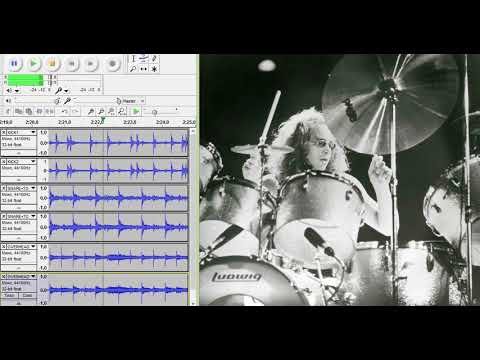 Deep Purple - Highway Star - drums only. Isolated Ian Paice drum track.